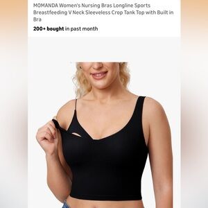 Women’s MOMANDA Crop Tank Nursing Top